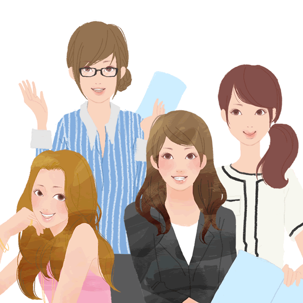 いろいろな職業の人