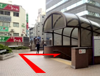 恵比寿駅からの道順写真3